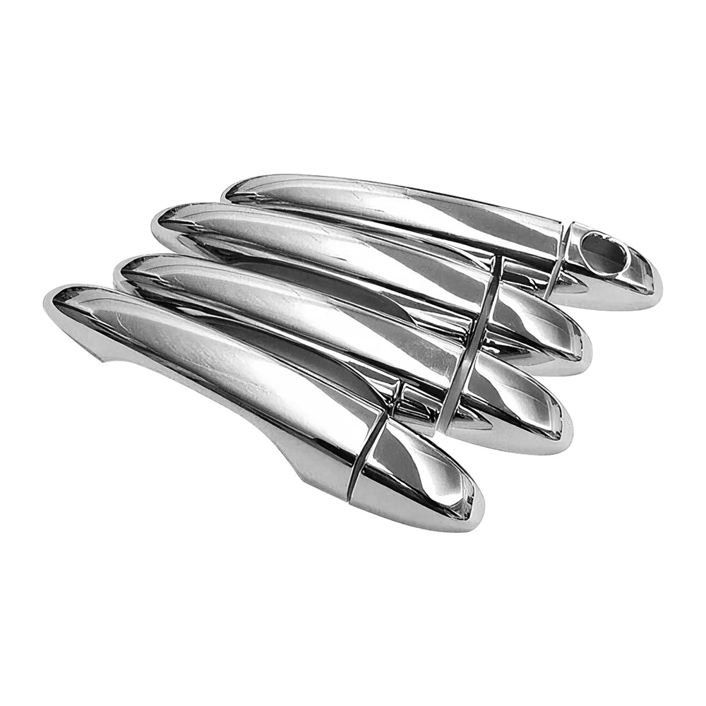 8-Piece Chrome ABS Door Handle Cover Set (1-Keyhole)
