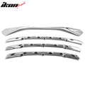 Center Grille Moldings Chrome 4-Piece Set