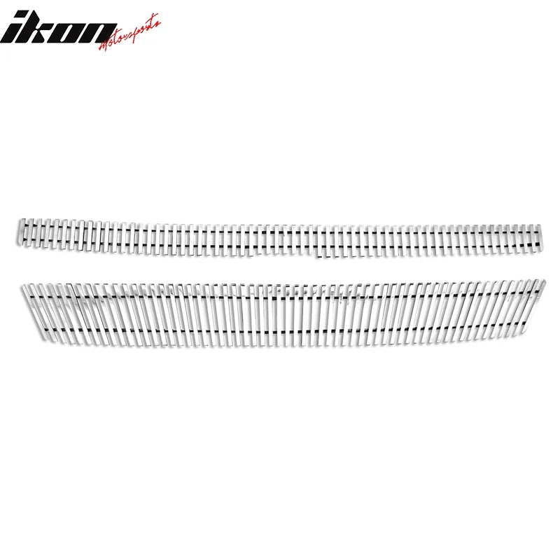 Polished Aluminum Vertical Grille Overlay