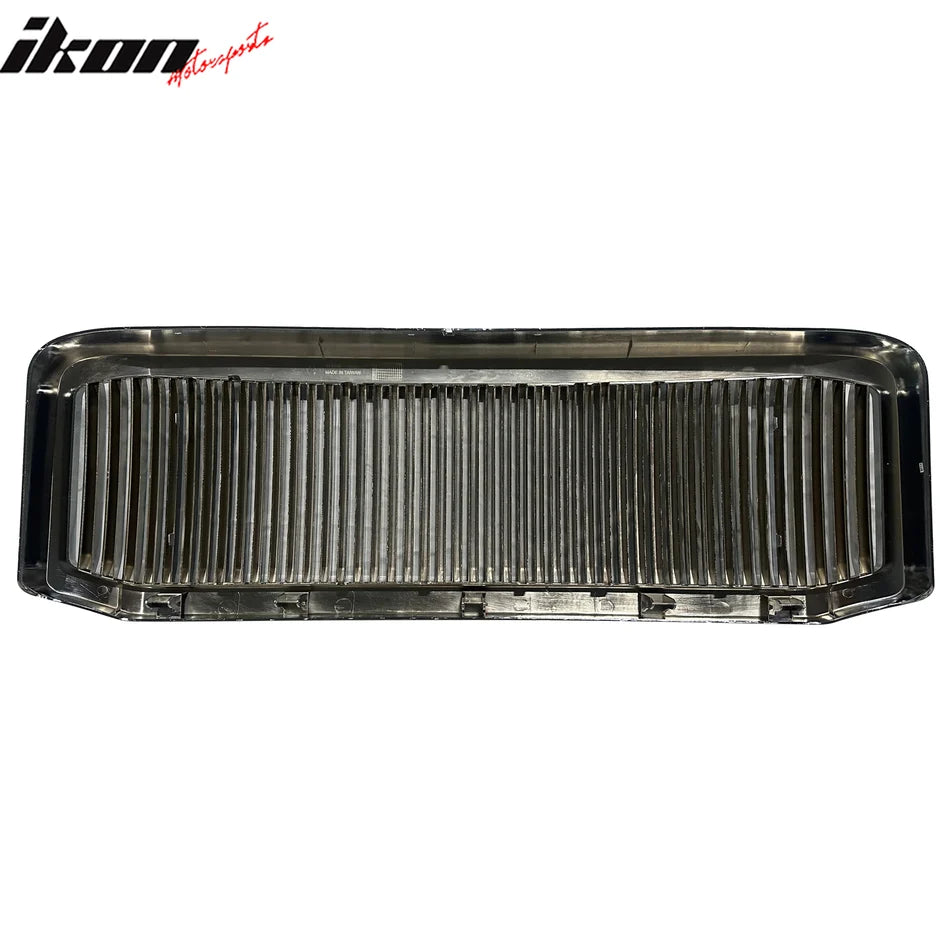 Vertical Fence Style Chrome Grille