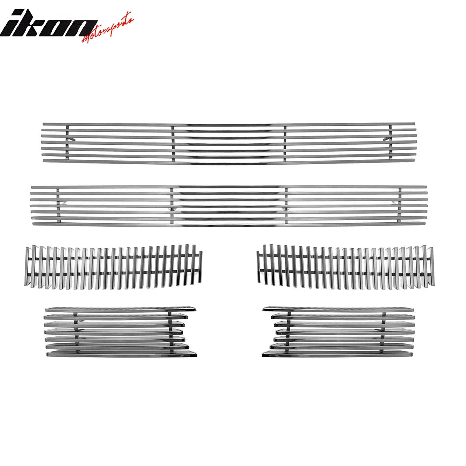 6-Piece Billet Style Grille Insert Kit