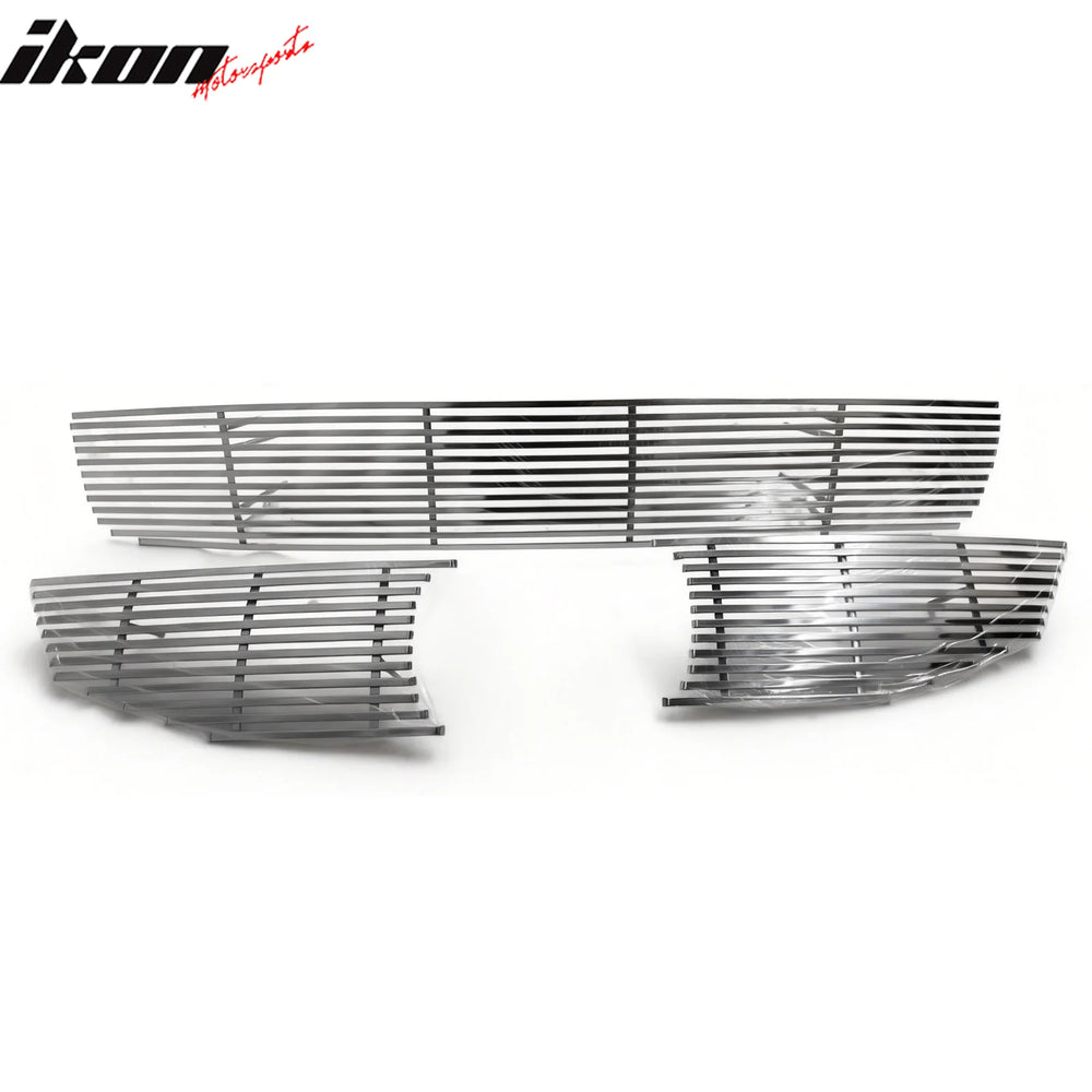 3-Piece Billet Style Front Grille Insert