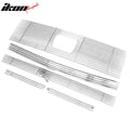 Chrome Billet Style Front Grille Set