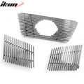 Billet Style Grille Insert, 3-Piece Stainless Steel