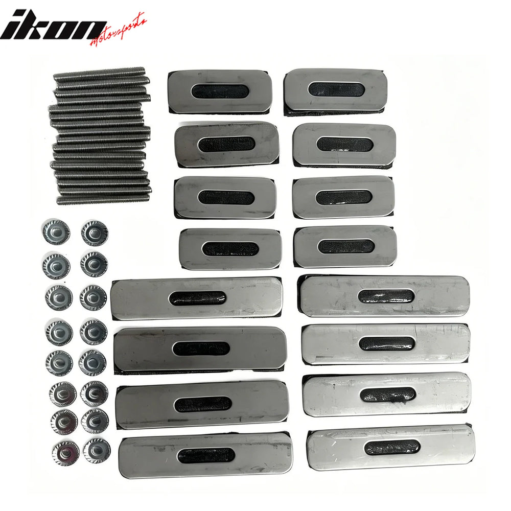 Chrome Mesh 2-Piece Upper Grille