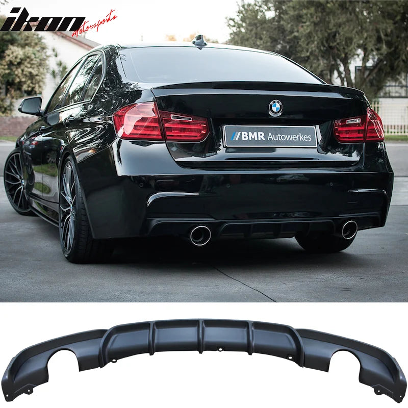 F30 M Sport Single Muffler Dual Outlet Diffuser