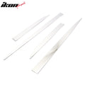 Lower Door Molding Trim 4-Piece Set Chrome