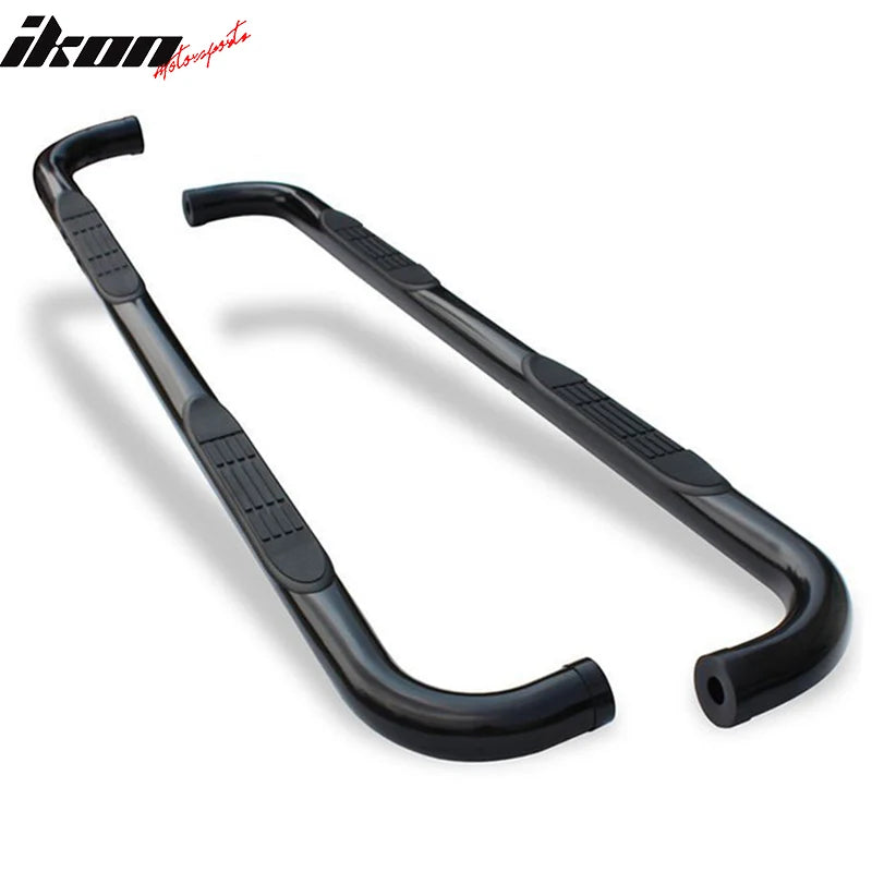3-Inch Round Hole Side Step Nerf Bars