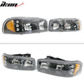 Clear Lens Headlights Pair