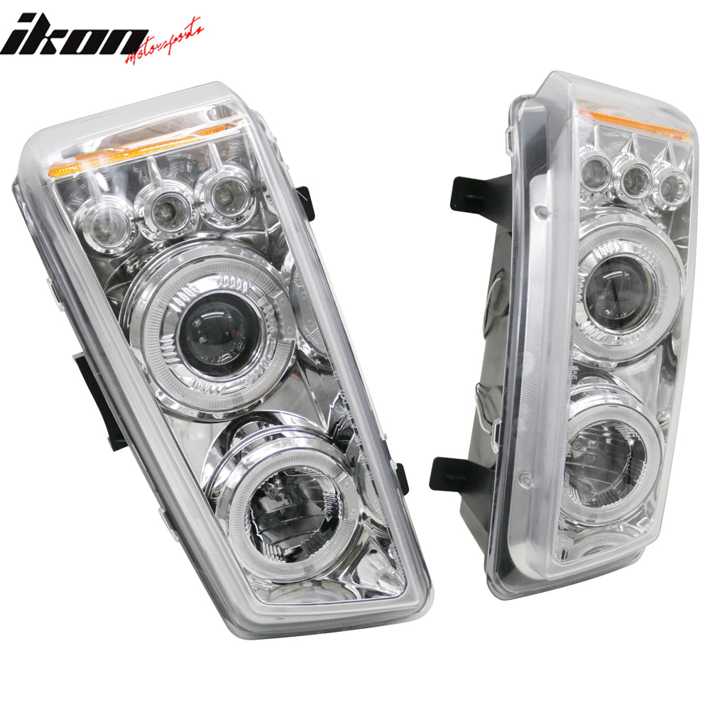 Projector Headlights Chrome Housing
