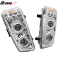 Projector Headlights Chrome Housing