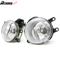 Black Housing Clear Lens H16 Fog Light Pair