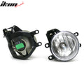 Black Housing Clear Lens H16 Fog Light Pair