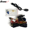 Black Housing Smoke Lens 899 Bulb Fog Light Pair