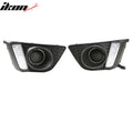 Clear Front Bumper LED DRL Fog Lights