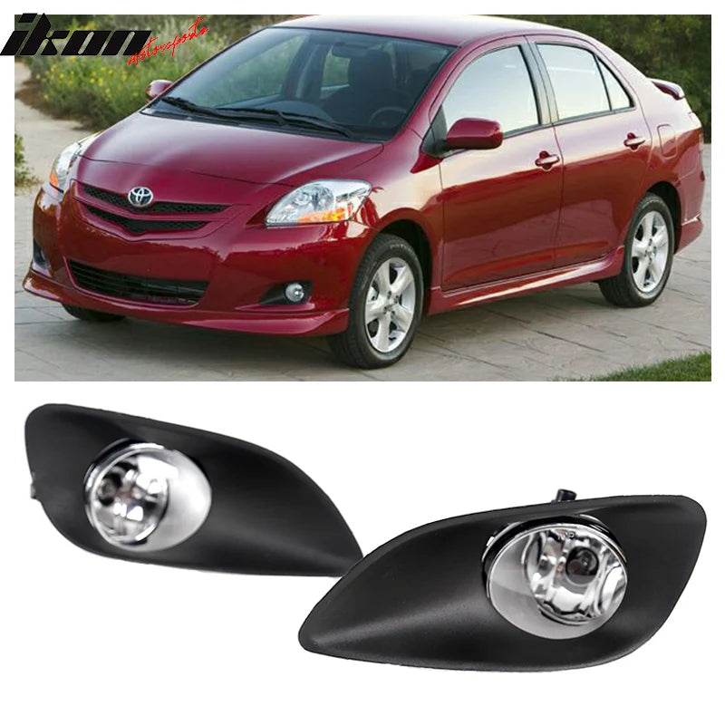 Clear Lens Front Bumper Fog Light Pair