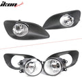 Clear Lens Front Bumper Fog Light Pair