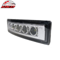 Blackout Smoked Fog Lights w/ White LED DRL
