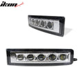 Blackout Smoked Fog Lights w/ White LED DRL