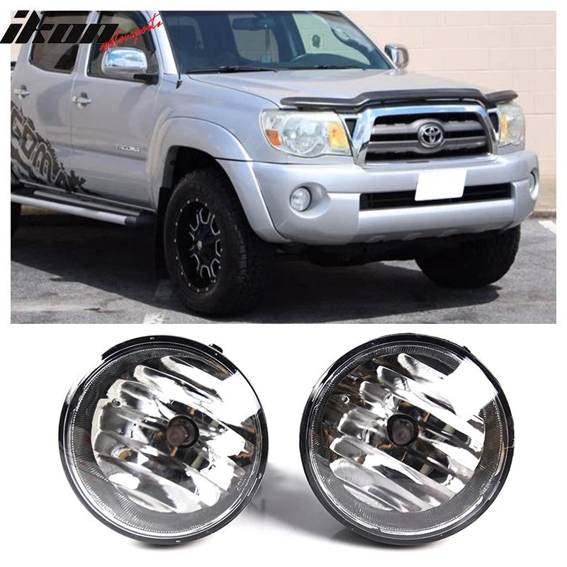 Clear Lens Front Bumper Fog Light Kit