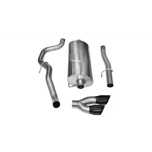 3.0 Inch Cat-Back Sport Single Side Exit Exhaust 4.0 Inch Black Tips 10-13 Dodge Ram 2500 Crew Cab S