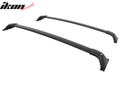 Roof Rack Cross Bars, Black Aluminum Lockable