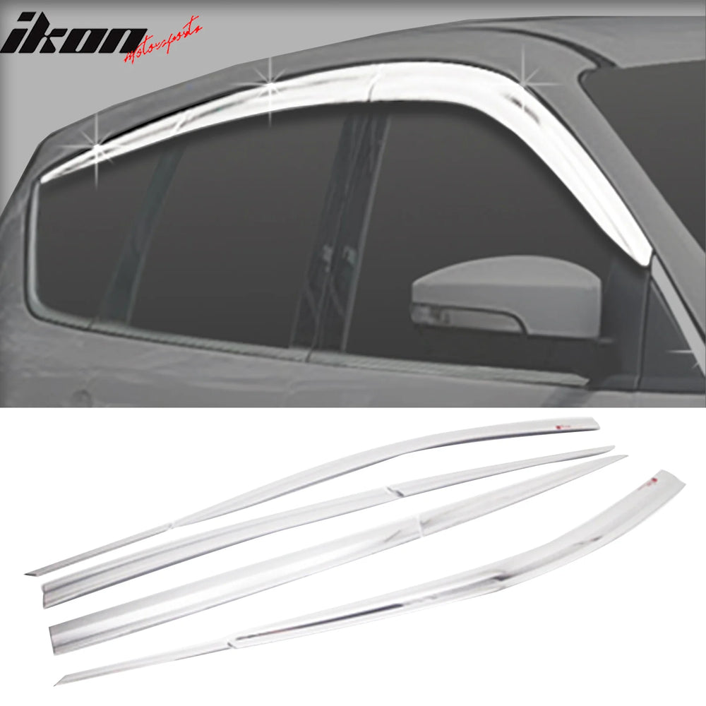Chrome Window Visors