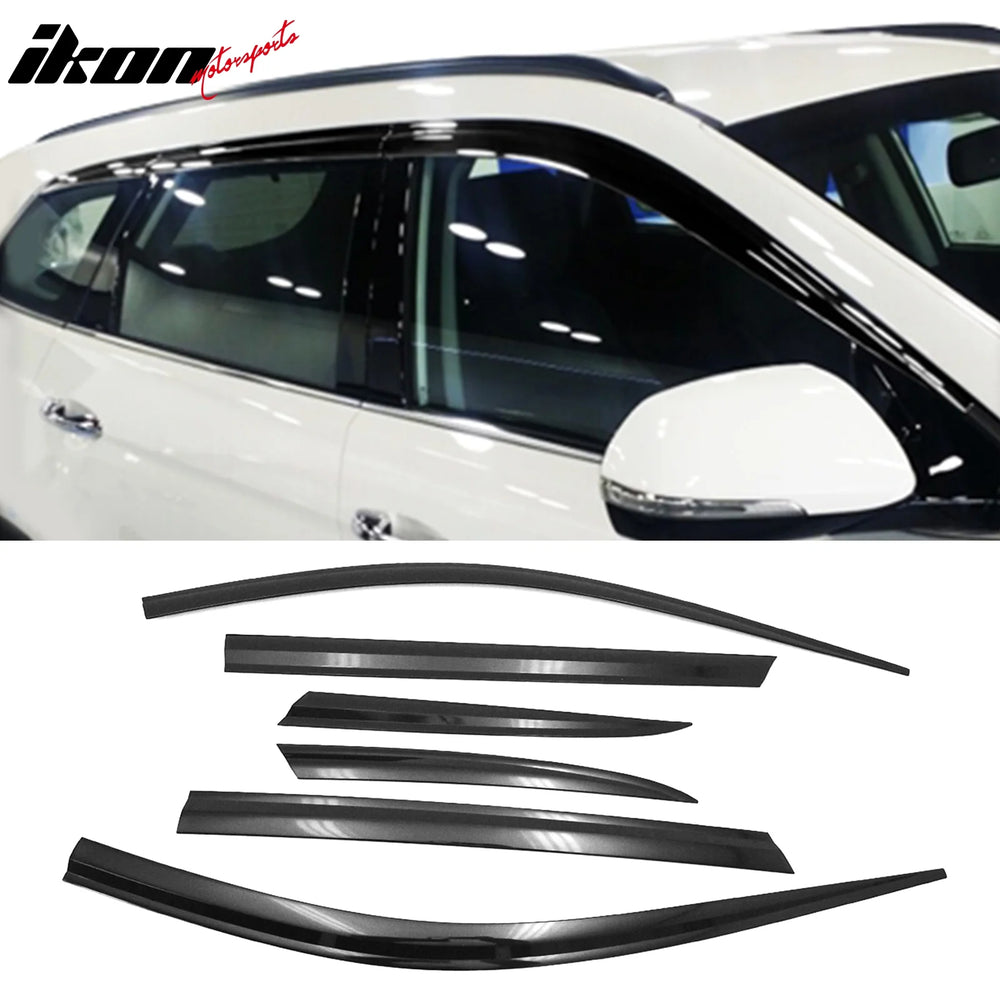 Dark Smoke Window Visors