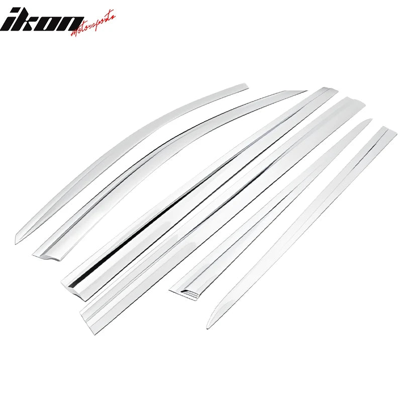 Chrome Window Visors