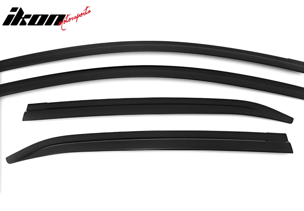 Dark Smoke ABS Window Visor Set