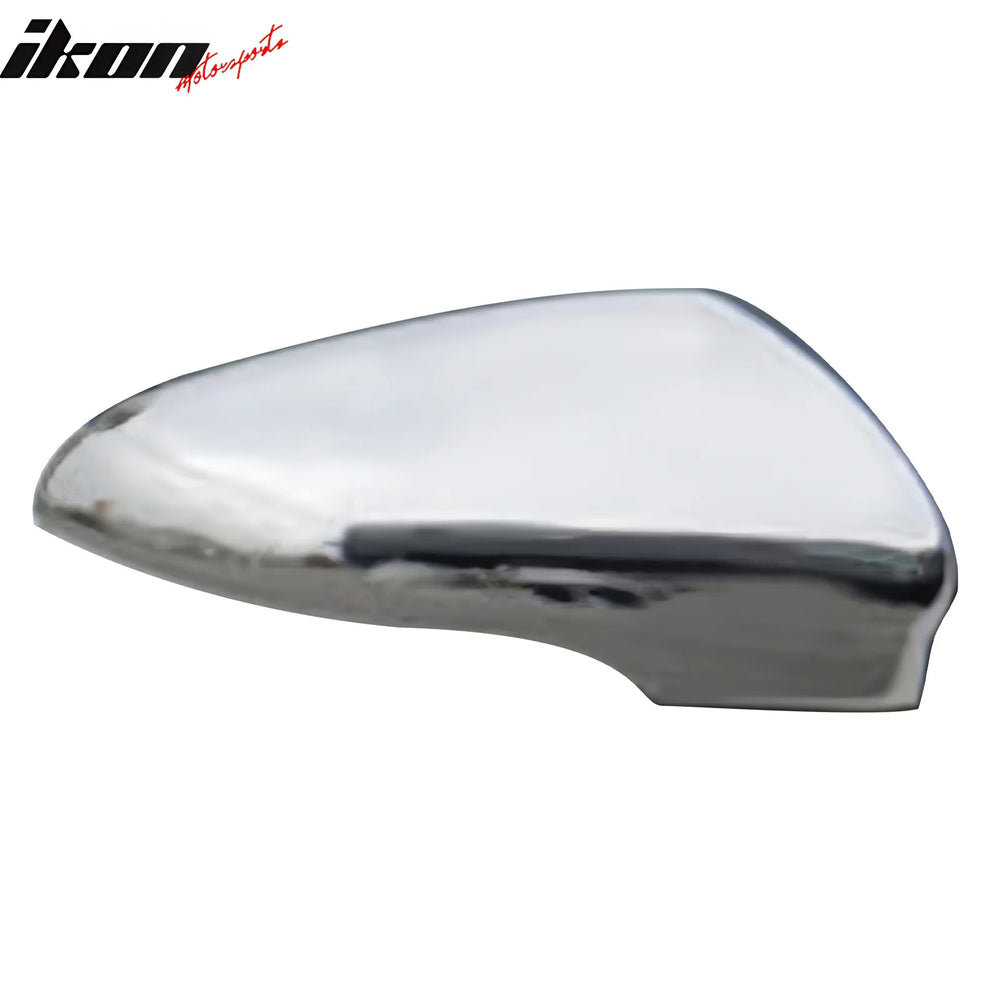 Chrome Mirror Cover Caps w/ Signal Cut-Out