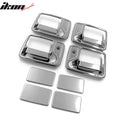 Chrome Stainless Steel 2-Keyhole Door Handle Covers