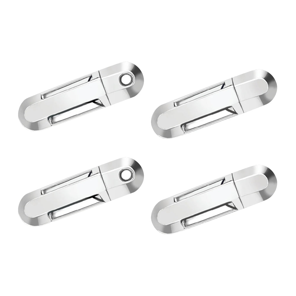 Door Handle Cover Set, 1-Keyhole Chrome