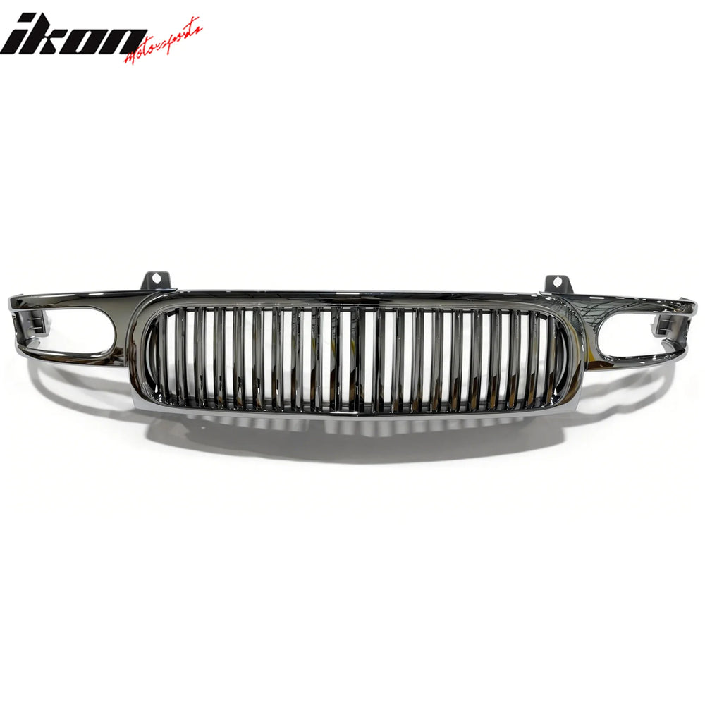 Chrome Vertical Style Upper Grille