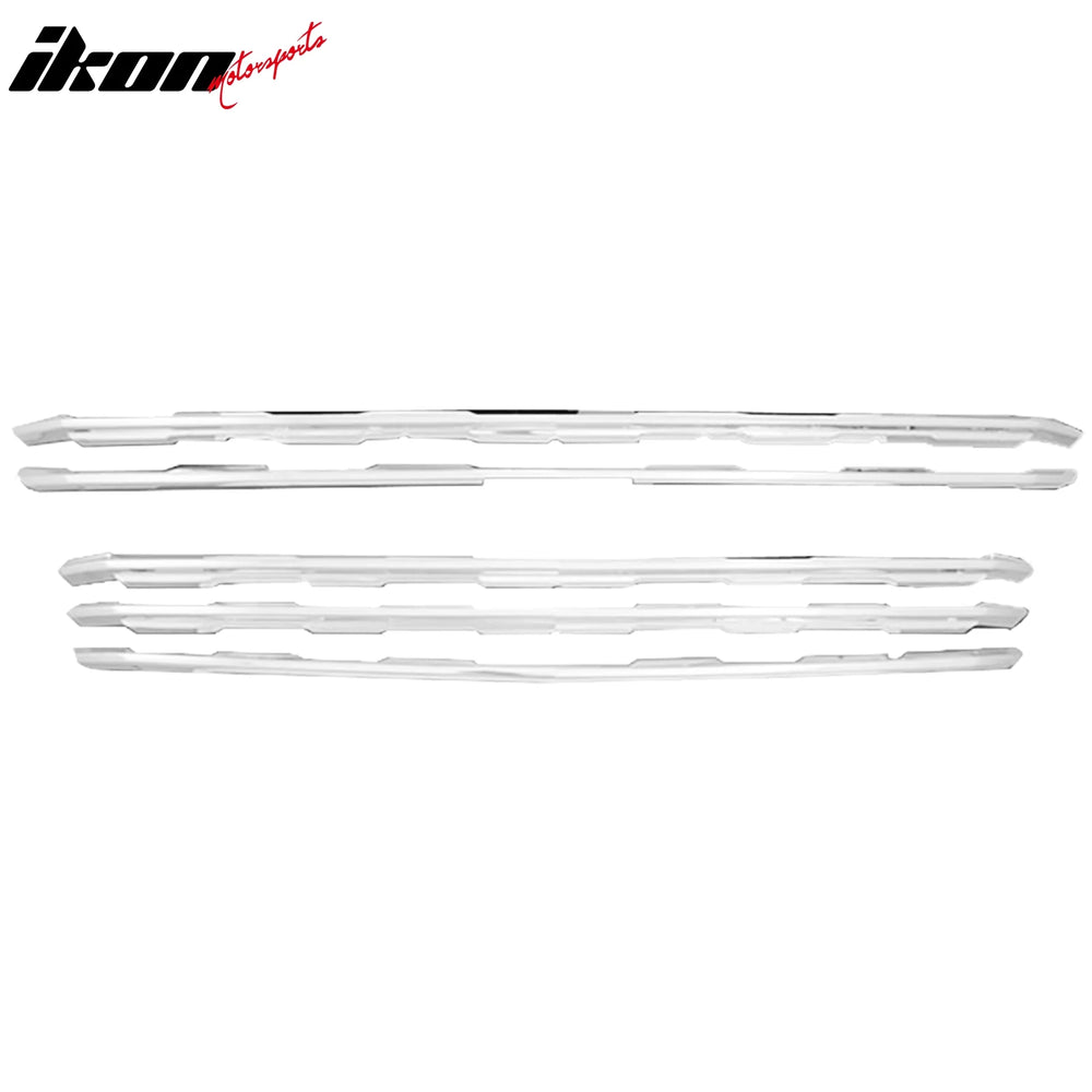Chrome Front Bumper Upper Grille Set