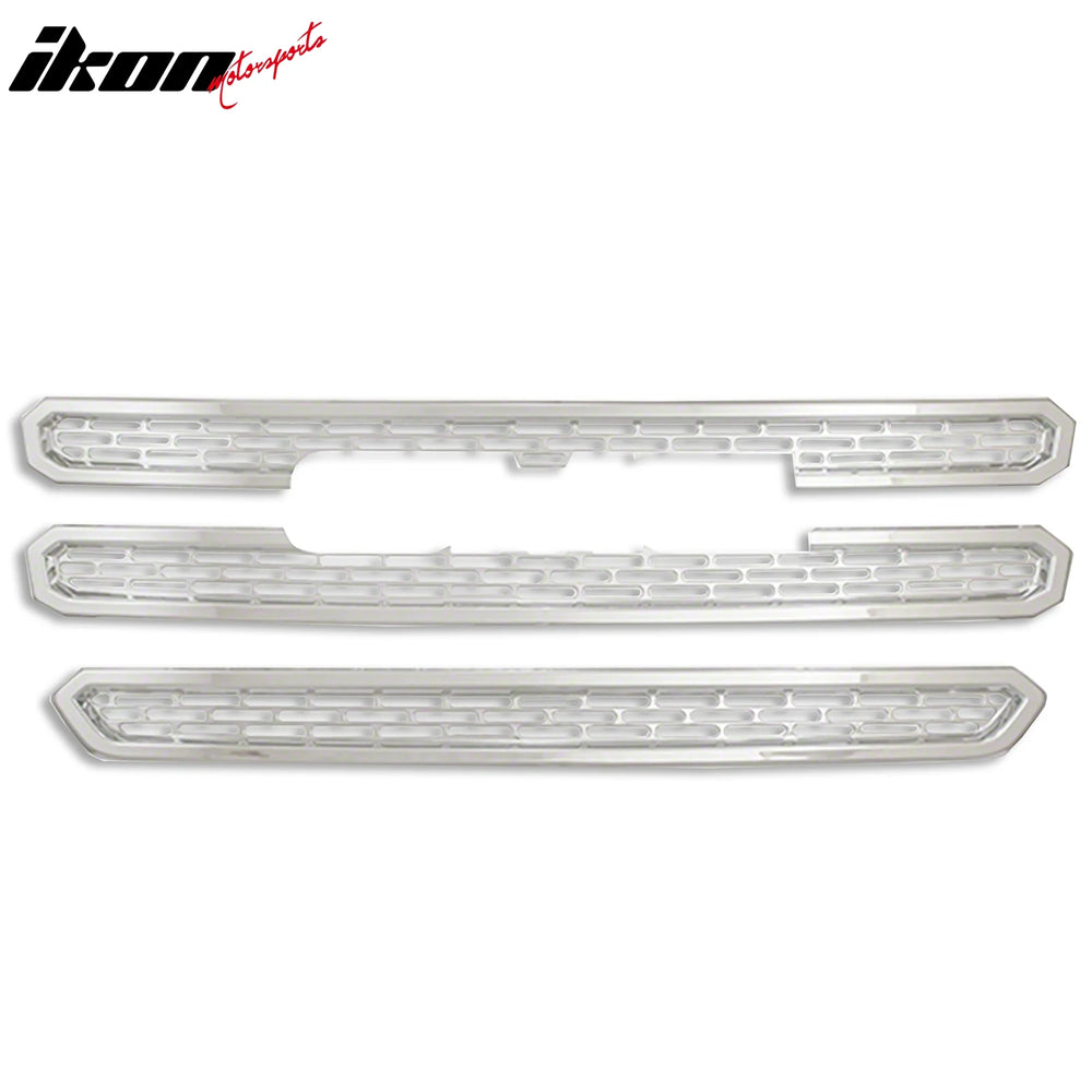 3-Piece Grille Set Chrome