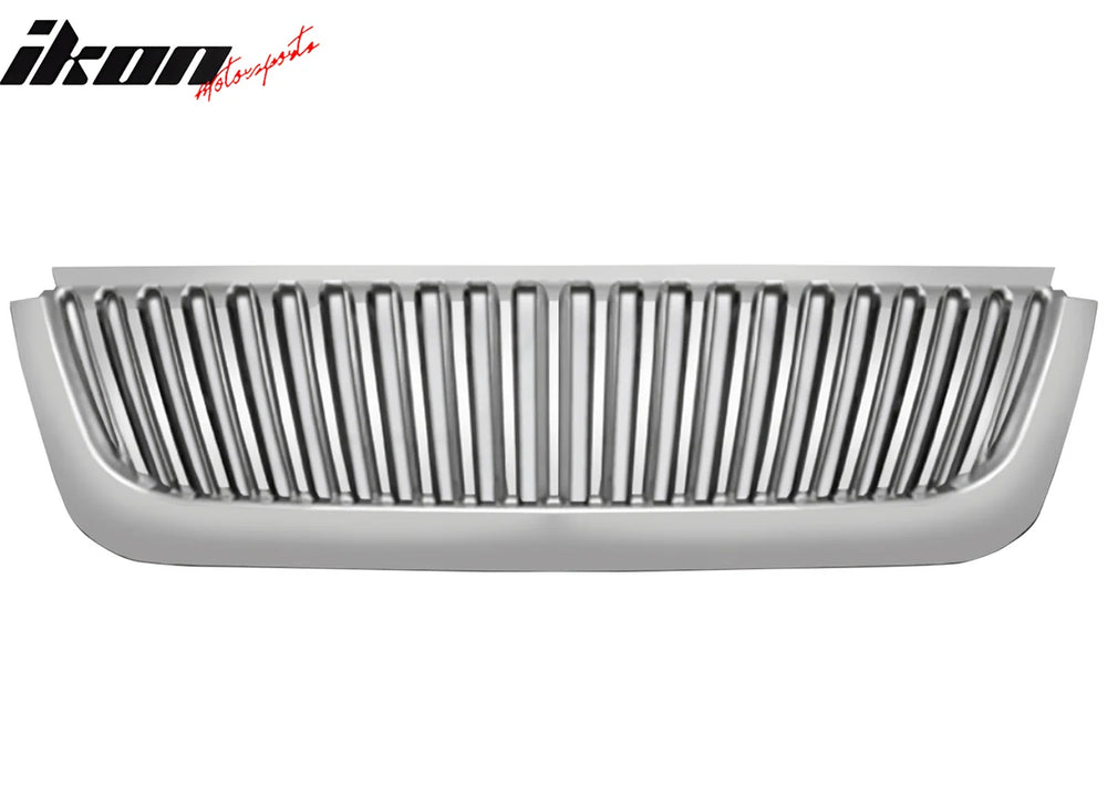 Vertical Grille, Chrome ABS