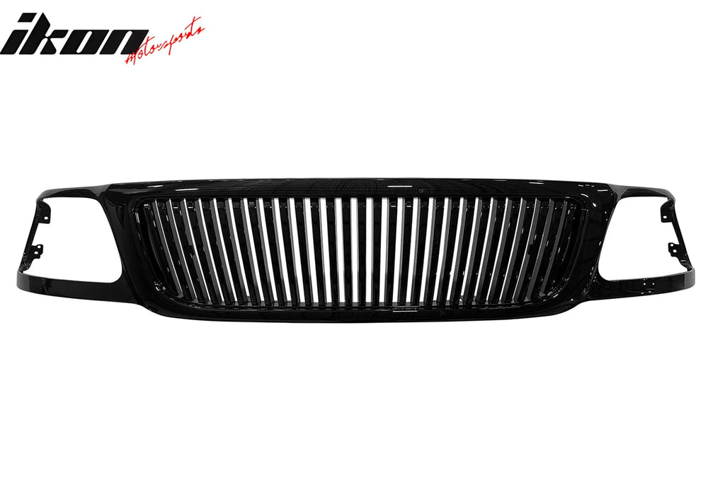Black Vertical Mesh Front Upper Grille