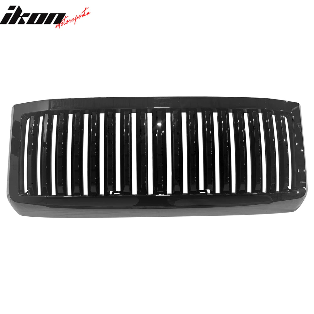 Gloss Black Vertical Bar Front Grille