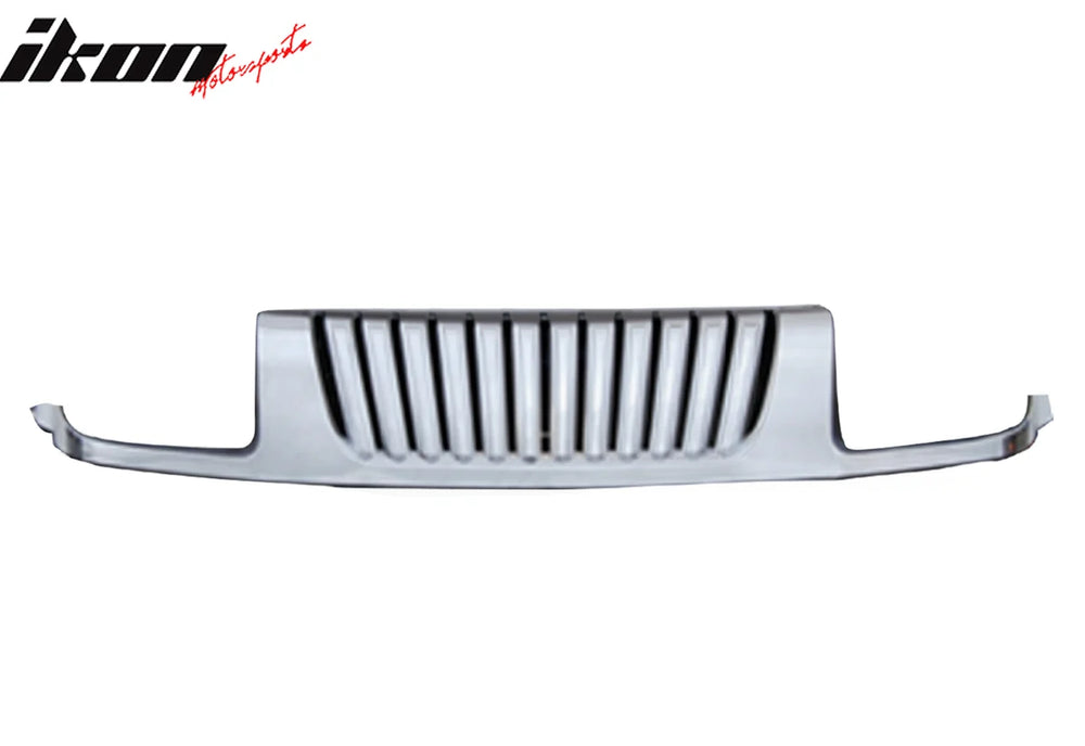 Vertical Chrome Mesh Front Upper Grille