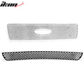 Chrome Upper Grille and Black Lower Grille Set
