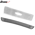 Chrome Upper Grille and Black Lower Grille Set
