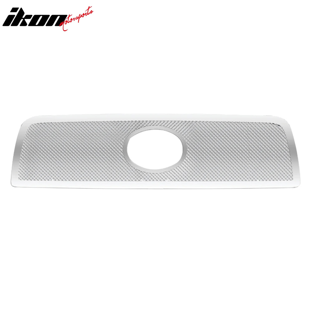 Chrome Mesh Front Upper Grille Overlay