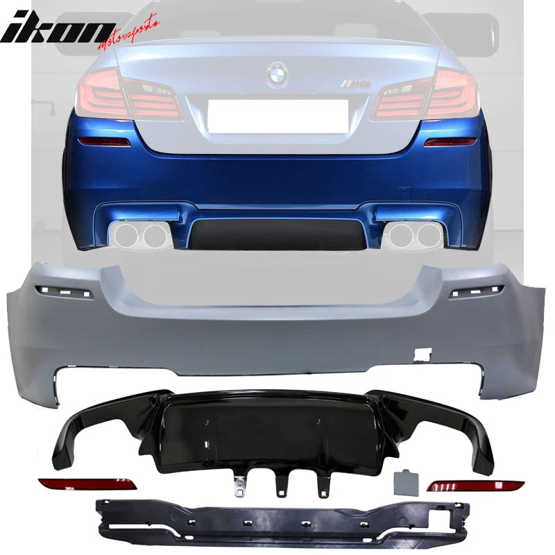 M5 Style Rear Bumper with Twin Outlet
