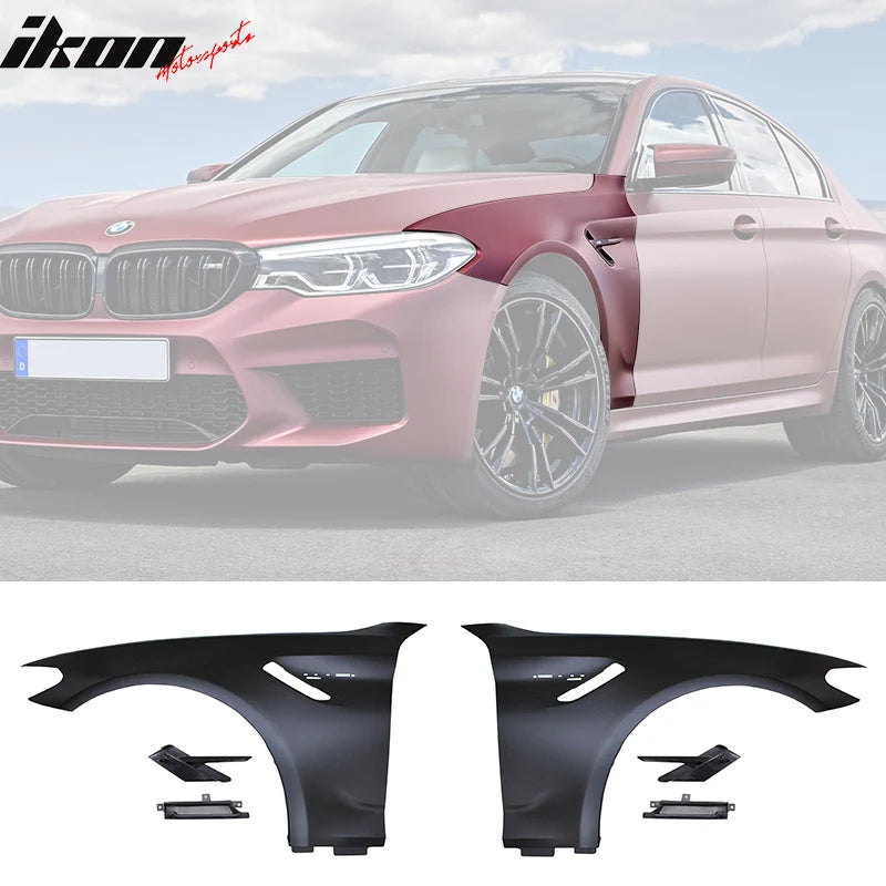 Metal Front Fenders with Side Markers