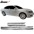 Lower Door Molding 4-Piece Set Chrome ABS