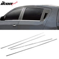 Chrome Window Belt Molding Trim 4-Piece Set