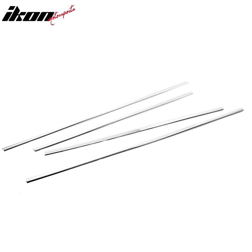 Chrome Window Belt Molding Trim 4-Piece Set