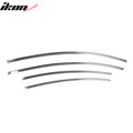Chrome Window Top Molding 4-Piece Set