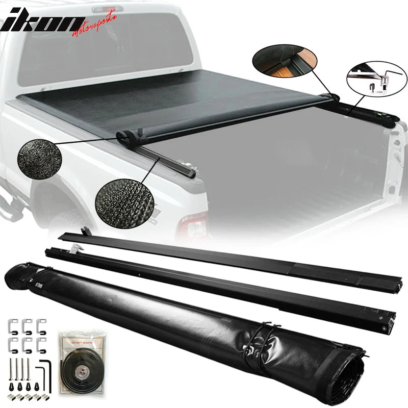 Soft Roll-Up Tonneau Cover, Aluminum/Vinyl